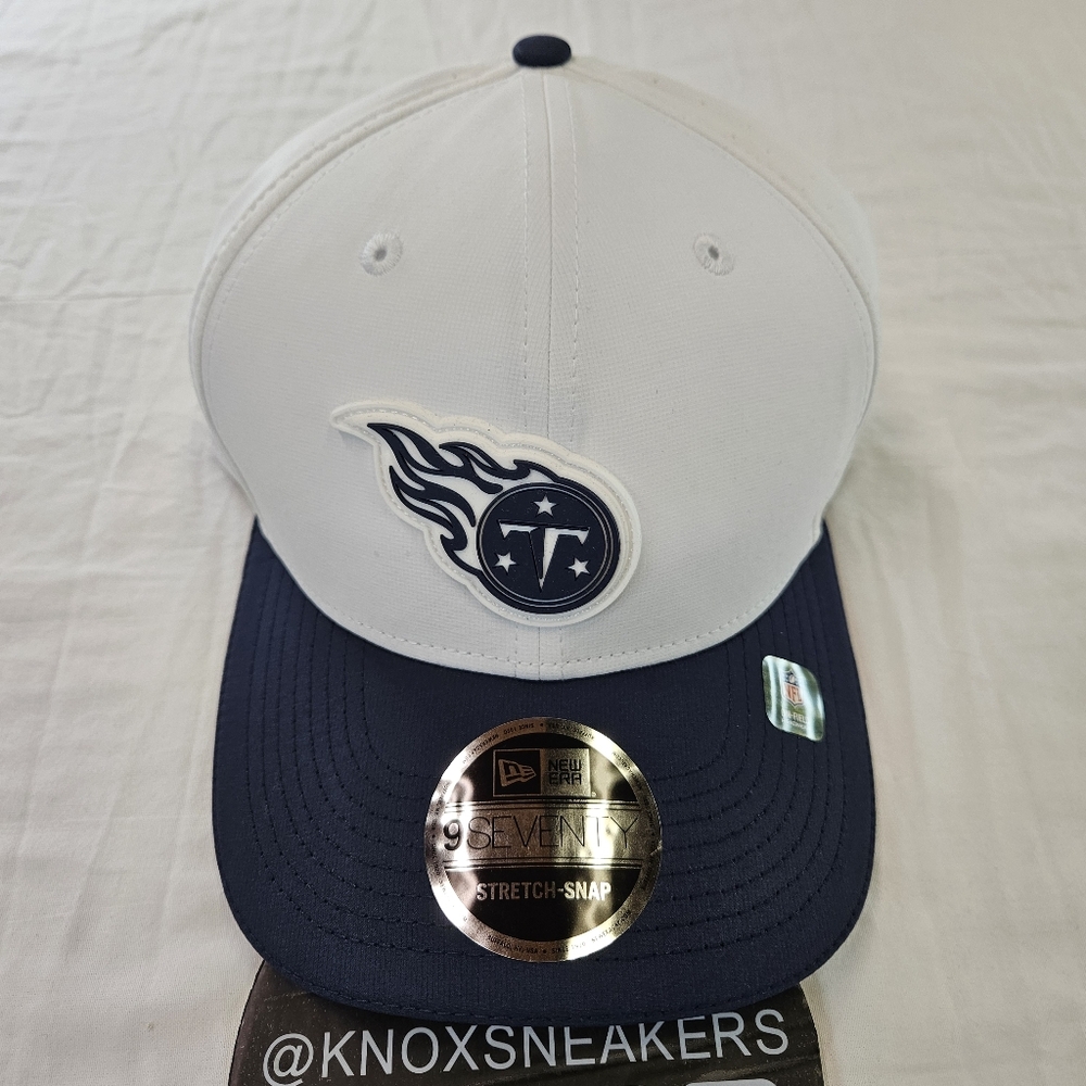 New Era Tennessee Titans NFL 9Seventy Stretch Snap Back Hat Cap White